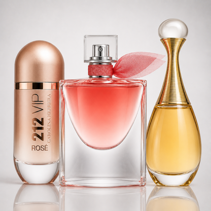 3er Damenparfüm-Set - 212 VIP Rosé, La Vie Est Belle & J’adore