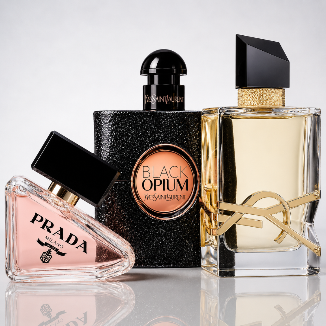 3er Damenparfüm-Set - Prada Paradoxe, Yves Saint Laurent Black Opium, Yves Saint Laurent Libre