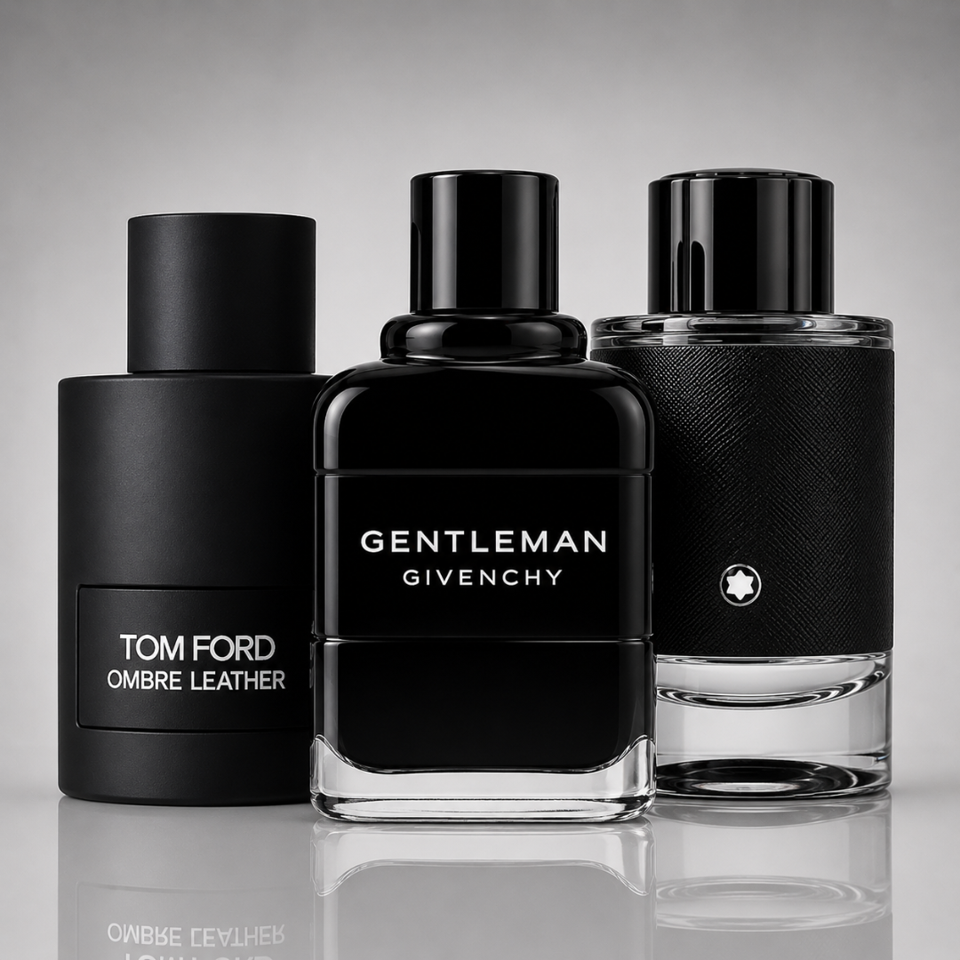3er Herrenparfüm-Set - Tom Ford Ombre Leather, Givenchy Gentleman, Montblanc Explorer